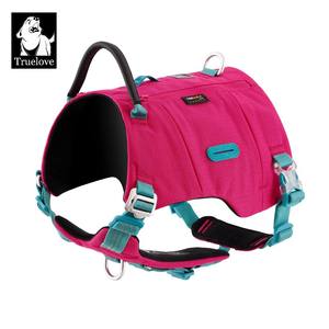 Truelove Atacado Ajustável Rastreamento <span class=keywords><strong>Dog</strong></span> Backpack <span class=keywords><strong>Harness</strong></span> Reflexivo Nylon Durável Respirável Treinamento Pet <span class=keywords><strong>Harness</strong></span> com Luz - Product Image 2