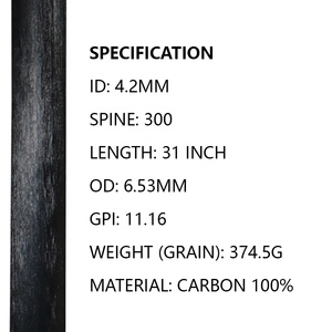 Nuovo prodotto ricurvo tiro con l'arco colonna vertebrale 1000 tiro albero freccia all'aperto - Product Image 2