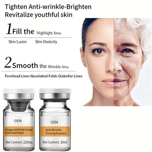 Ampoule faciale au cuivre et aux peptides Vickers OEM personnalisée avec sérum anti-âge GHK-Cu raffermissant et renouvelant la peau pour tous types de peau - Product Image 2