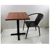 Tables Café Grande Qualité Werzalit Table Top Mobilier De Restaurant Moderne Table En Bois Antique Bois En Option Cantine En Bois Massif