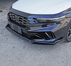 Welta ABS 3 piezas con orificios de ensamblaje, nuevo difusor de labio de parachoques delantero estilo deportivo atornillable, accesorios de mejora para Accord 2025 - Product Image 6