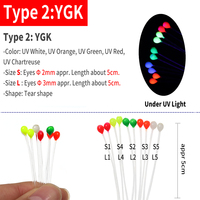 Großhandel 2/3mm Krebs- & Garnelenaugen zum Fliegenbinden Schwarz-Rot für Salzwasser- & Hechtfliegen Angelaugen Fliegenbindematerial