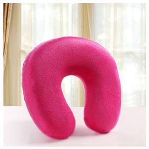 Hot Selling Customized Portable <b>U</b>-<b>Shaped</b> Knitted Memory Foam Travel <b>Pillow</b> for Airplane Use - Product Image 6