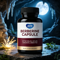 Extrait Botanique de Gourd Amer Naturel et de Camellia Sinensis, Capsules de Berbérine, Complément Alimentaire en Vrac
