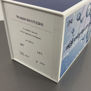 ชุดทดสอบ ELISA สำหรับการวัดค่าสารประกอบการแข็งตัวของเลือด (Coagulation Factor II) ในหนู พร้อมมาตรฐานการสอบเทียบและความไวสำหรับการใช้งานทางวิจัย - Product Image 1