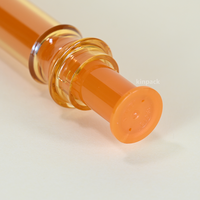 Flacon pompe sans air en PETG rotatif à trois compartiments, design luxueux, 10 ml 15 ml, avec marquage à chaud pour crème, lotion, sérum