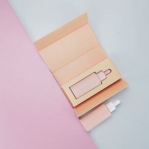 Flat Shoulder Custom Color Multi-Capacity 30ml 50ml Skin Care Packaging Eye Facial Serum Glass Body Oil Dropper <b>Bottle</b> with <b>Box</b> - Product Image 3