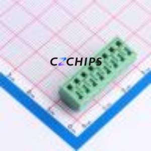 MX127S-3.5-08P-GN01-Cu-Y-A Screw Terminal Block Through hole Component (THT),P=3.5mm Connector 1x8P 3.5mm Green Through Hole - Product Image 2