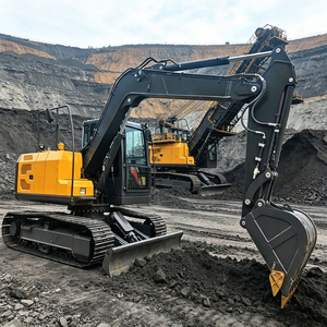 Livraison Gratuite Grande Excavatrice Hydraulique sur Chenilles de 10 Tonnes avec Godet, Matériel de Terrassement, Excavatrice Moyenne d'Occasion - Product Image 5