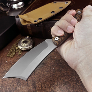 Cuchillo fijo de alta dureza para acampar, herramienta multifuncional de rescate para escalada de montaña, mango completo, grado industrial, caza al aire libre, EDC - Product Image 4
