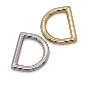 Wholesale dog collar hardware leash harness metal Accessories Custom Buckle rose Gold rustproof zinc alloy Metal D Ring