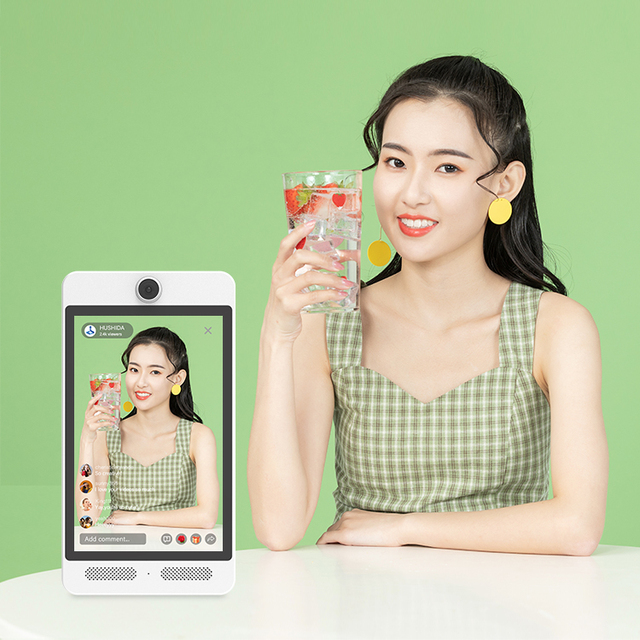 Desktop 50mp Camera Video Audio All in One Live Streaming Machine Broadcast Equipment for Tiktok Ins Facebook