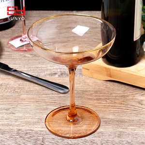 Verre makita en cristal soufflé à la main, décoration personnalisable, réutilisable, de couleur ambre, cristal, 1 pièce - Product Image 4