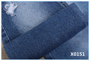 Tela Vaquera <span class=keywords><strong>Azul</strong></span> Índigo de Algodón y Elastano de 10 oz, Rentable, Asequible, de Alta Calidad, con Buena Elasticidad, Estilo Boyfriend, Limpio - Product Image 5