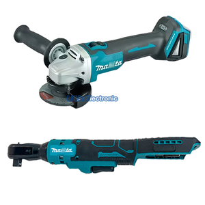 18V Lithium-Ion Cordless Tool Set: Screwdriver Angle <b>Grinder</b> Impact Wrench Drill Ratchet Wrench 18V Power Tool Set - Product Image 4