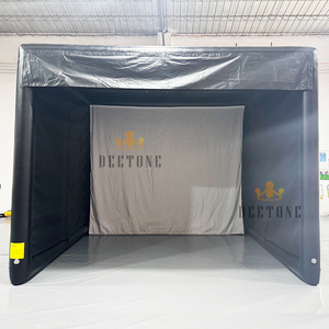 Tente gonflable hermétique de simulateur de golf portable commercial avec cage d’entraînement et enceinte de tir - Product Image 6
