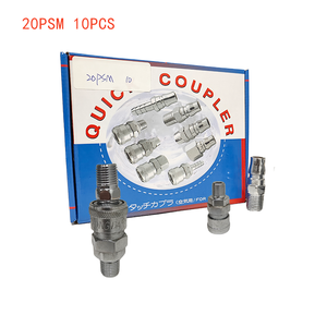 Acoplamiento de Conexión Rápida Autoblocante Estilo PSM 20/30/40, Conector Neumático Industrial Japonés - Product Image 2