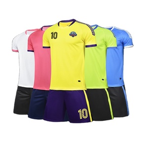 批发足球服足球短袖男式足球服定制儿童足球服衬衫定制足球服 - Product Image 1