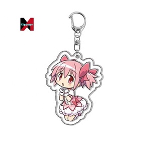 พวงกุญแจอะคริลิคมาโดกะ มาจิก้า พร้อมมาโดกะ คานาเมะ และ โฮมุระ อากิเมะ ของตกแต่งน่ารักแบบ DIY อนิเมะ - Product Image 4