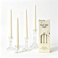 Bougies coniques colorées de luxe personnalisées pour la décoration de Noël à la maison