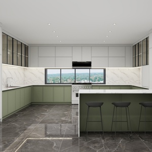 VC Maison Fabricant <span class=keywords><strong>Design</strong></span> Moderne Armoire de Cuisine en U <span class=keywords><strong>Meuble</strong></span> pour <span class=keywords><strong>Micro</strong></span>-ondes Armoire de Cuisine de Luxe en Bois Armoire en Bois - Product Image 1