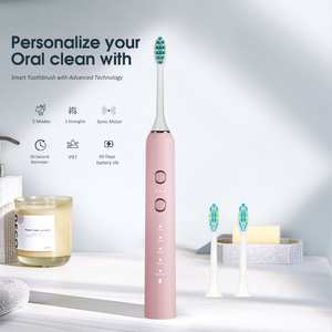 Dual Button Mode With Adjustable Power, IPX7 Waterproof Sonic Electric <b>Toothbrush</b> - Product Image 2