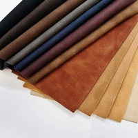 Échantillon Gratuit Cuir Synthétique PU Écologique Imperméable 1,1 MM Effet Rugueux Marron Gaufré pour Meubles et Sacs