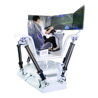 G-HONOR GH-R023 6DOF Voiture de course de réalité virtuelle pour machine de jeu avec mouvements dynamiques pour manèges de parc d'attractions