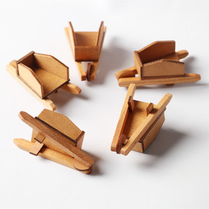 Maison de poupée 1:12 chariot <span class=keywords><strong>en</strong></span> <span class=keywords><strong>bois</strong></span> <span class=keywords><strong>Miniature</strong></span> nourriture jeu Mini ornements - Product Image 2