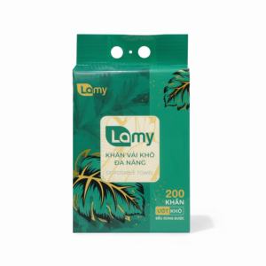 LAMY Lingettes sèches 200 feuilles Lingettes de nettoyage jetables non tissées pour usage domestique et industriel - Product Image 6