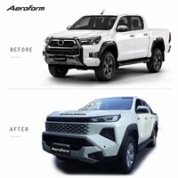 Kit carrosserie Aeroform PP pour Hilux Revo Rocco 2015-2025, lifting au style Travo 2026 |   Haute qualité |   OEM