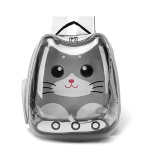 Soft-Side Cat Backpack Carriers Bag For Dog Pet Bubble Backpack for Small Cats Puppies Dogs Bunny Transparent Capsule