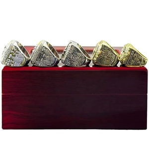 Set di Anelli in Lega d'Oro, Gioielli Edmonton Oilman, Anello Campione, Souvenir Sportivo da Uomo, Collezione per Fan - Product Image 4
