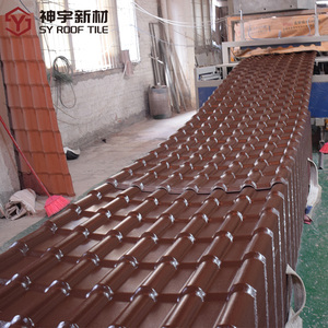 30 años Asa Pvc Upvc Hoja De Azulejo De Techo Sintético Español Panel De Techo Tejas De Upvc Plásticas Telha De Pvc Tejas Para Techos Pvc - Product Image 3