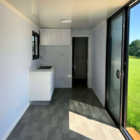 Maison de conteneur personnalisée, maison de jardin modulaire pliable, hôtel, maison d'été à deux chambres, maison préfabriquée facile à installer