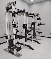 Ensemble d'équipements d'entraînement complet personnalisé pour usage commercial et domestique, pour musculation de la poitrine et des bras, avec pieds en acier multifonctionnels, pour utilisation avec chargeur compact.