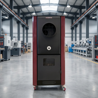 Chauffage au granulés de bois haut de gamme à combustion propre, grand débit d'air, élimination automatique des cendres pour le chauffage des gymnases, des usines et des pépinières