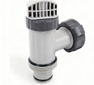 Grand ensemble de soupape de piston de <span class=keywords><strong>piscine</strong></span> en plastique Downcomer Raccords de tuyau de drainage allongés <span class=keywords><strong>pour</strong></span> évier unique - Product Image 5