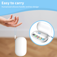 Lime à ongles électrique silencieuse pour bébé, coupe-ongles doux et sûr avec lumière LED pour le soin des ongles des bébés endormis