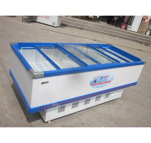 Porta di vetro cibo cotto deli dispositivo di raffreddamento di visualizzazione/display quotidiano servizio contatore/display frigorifero per il supermercato - Product Image 3