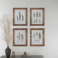Luckywind Original mur Art décor feuille papier Art à la main moderne ferme personnalisé cadre en bois tenture murale peinture