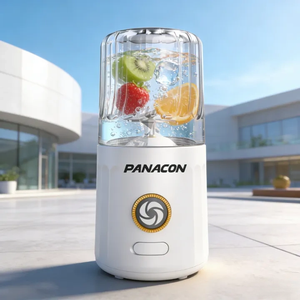 Portable 260ml USB Rechargeable 2000mAh Stainless Steel Blade Ice Crushing Turbo Blender BPA Free Leak Proof Smoothie <b>Maker</b> - Product Image 2