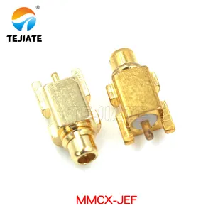 MMCX-KE-JE Straight PCB Plug High quality Mmcx female R/A Rf Coaxial rf Connector Straight Male mmcx pcb mount Through RF coaxia