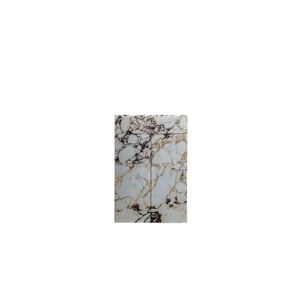 Meuble-lavabo moderne en marbre Calacatta Viola d'<span class=keywords><strong>Italie</strong></span>, unité complète pour hôtel et villa, décoration de salle de bain - Product Image 1