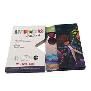 Tarjetas de Afirmación con Logotipo Personalizado OEM, Tarjetas Inspiradoras Personalizadas para Conjuntos de Regalo de Bienestar Corporativo - Product Image 6