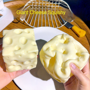 KJKJ Giocattolo Gigante Morbido a Forma di Formaggio Trasparente con Ripieno di Vaselina, Divertente, Non Si Dilata, Ideale per Feste, Unisex 14+ Anni - Product Image 2
