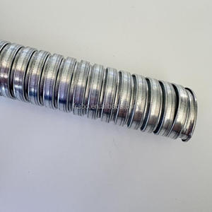 FRABO 3/8" Lamiera Ondulata a Doppio Blocco Interbloccante in <span class=keywords><strong>Acciaio</strong></span> <span class=keywords><strong>Zincato</strong></span> G.I. Direttamente dalla Fabbrica Condotto Flessibile in Metallo per Cavi Elettrici - Product Image 4