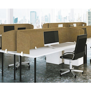 Panneau acoustique de bureau pour écran, 100% polyester, panneaux acoustiques en mousse pour bureau, insonorisation, isolation phonique - Product Image 6