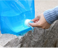 Sac à eau de camping en plein air personnalisable, pliable, capacité de 1L à 12L, réutilisable avec valve pour le stockage de la bière et du jus