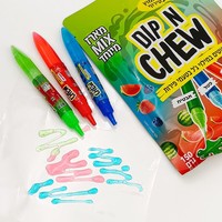 Zuur kauwgom snoep pen, kauwbaar snoepje, gummy snoep
